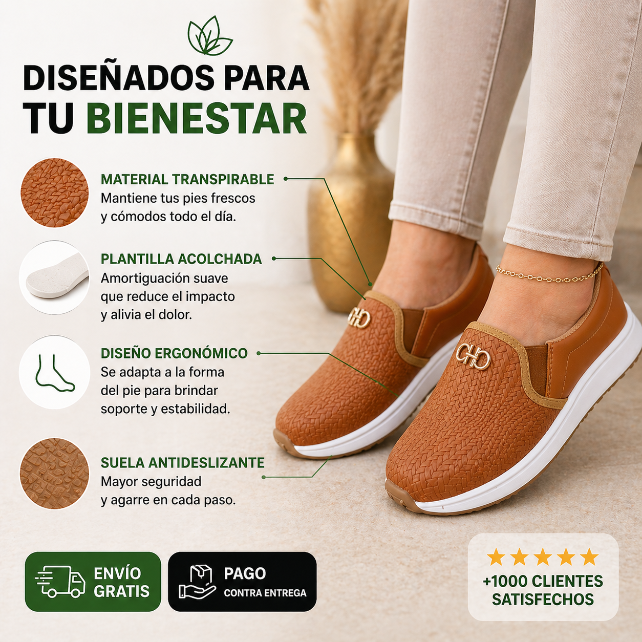 🦶Camina sin dolor y con estilo desde hoy⭐⭐⭐ Más de 487 personas ya mejoraron su forma de caminar💥