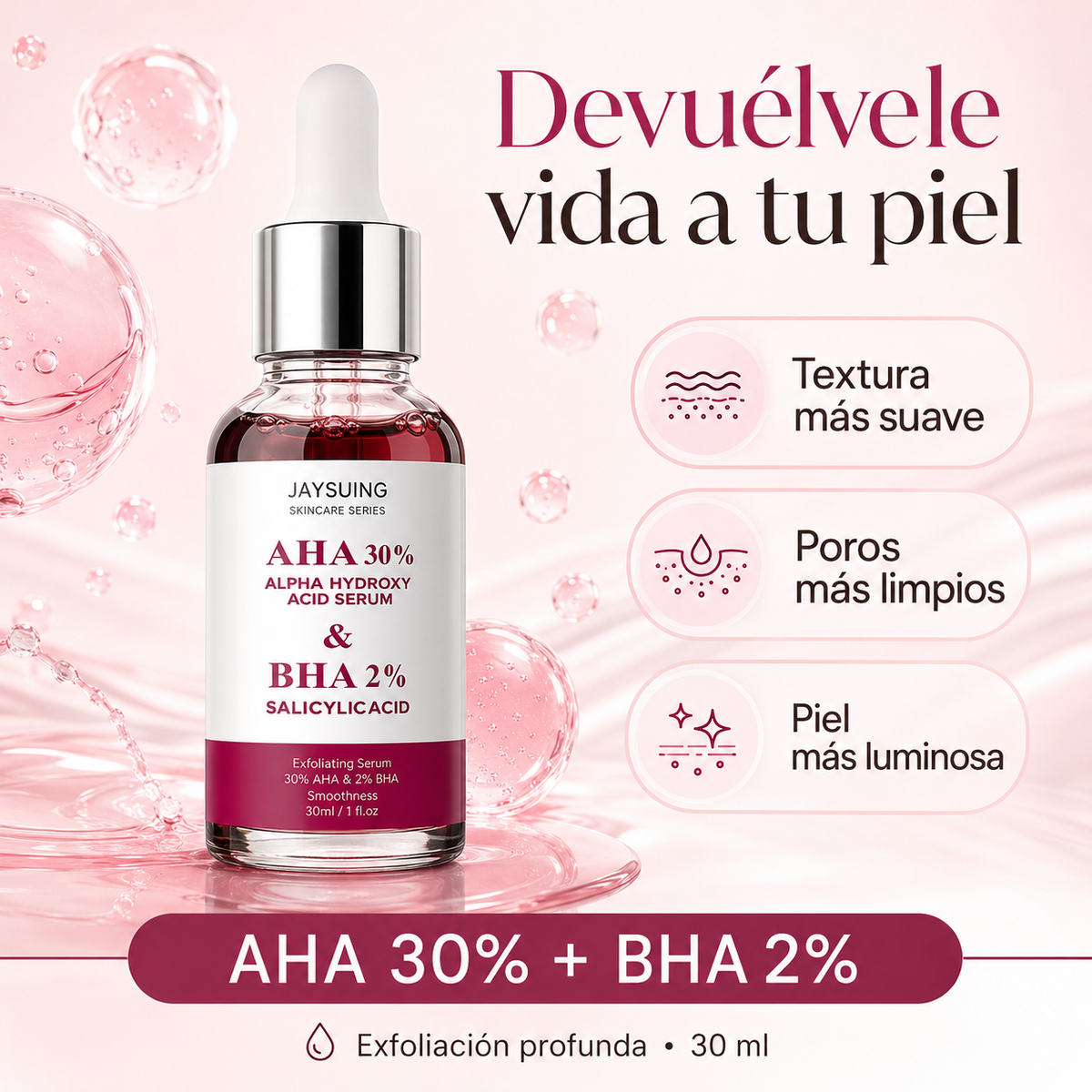 🚨 ¡BASTA DE TAPAR TU ACNÉ!🚨 ✨ Atácalo desde la raíz y recupera una piel más limpia ✨