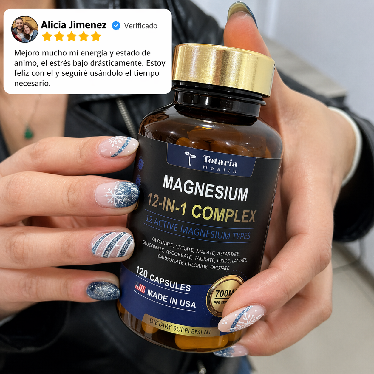 😴DUERME PROFUNDO Y DESPIERTA CON ENERGÍA TODOS LOS DÍAS Con Magnesio Complex 12 en 1  🔥 HOY PRECIO ESPECIAL