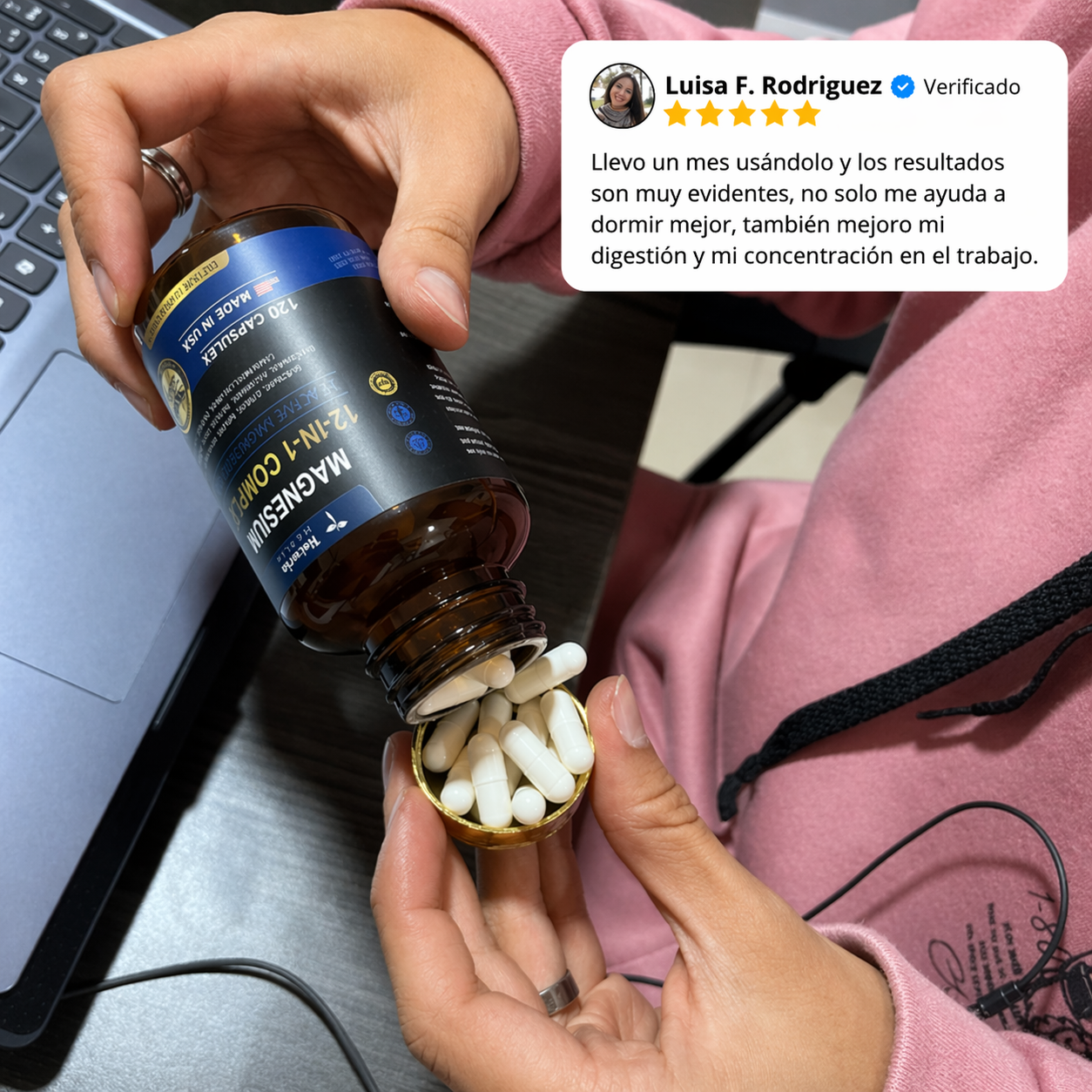 😴DUERME PROFUNDO Y DESPIERTA CON ENERGÍA TODOS LOS DÍAS Con Magnesio Complex 12 en 1  🔥 HOY PRECIO ESPECIAL