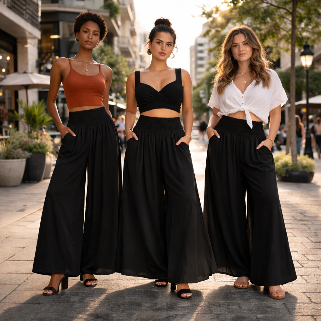 💎Exclusivo Pantalón Aura Palazzo 💫