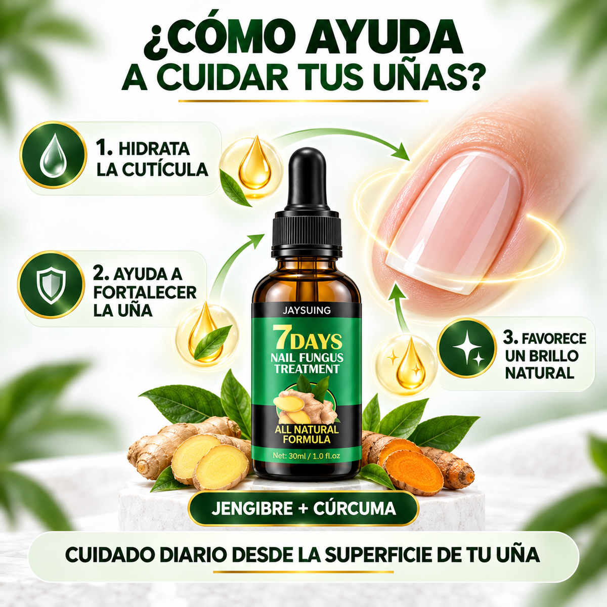 🚨 ¿HONGOS Y UÑAS QUEBRADIZAS? Dale a tus uñas el cuidado que merecen con 7 Days✨🔥