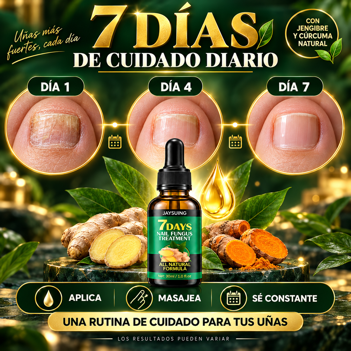 🚨 ¿HONGOS Y UÑAS QUEBRADIZAS? Dale a tus uñas el cuidado que merecen con 7 Days✨🔥