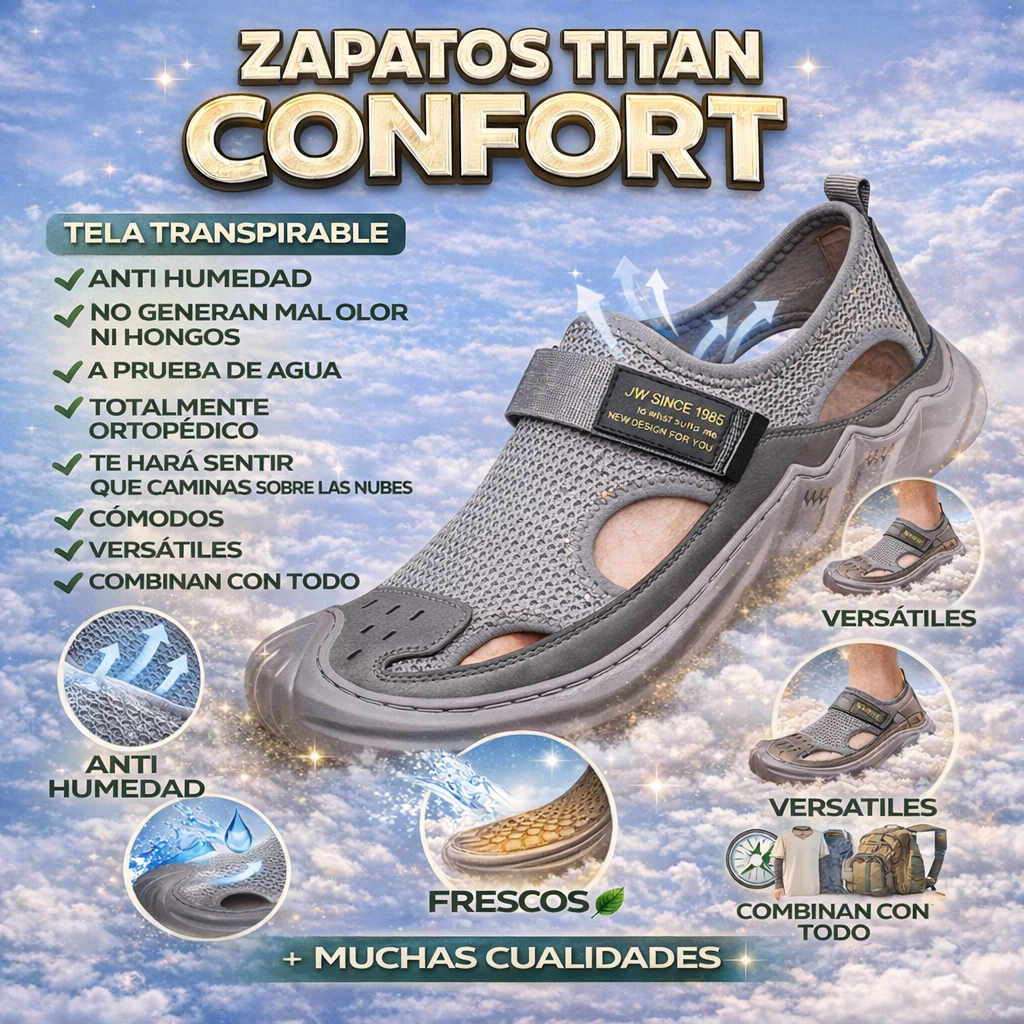 🔥 ZAPATOS TITÁN CONFORT 🔥