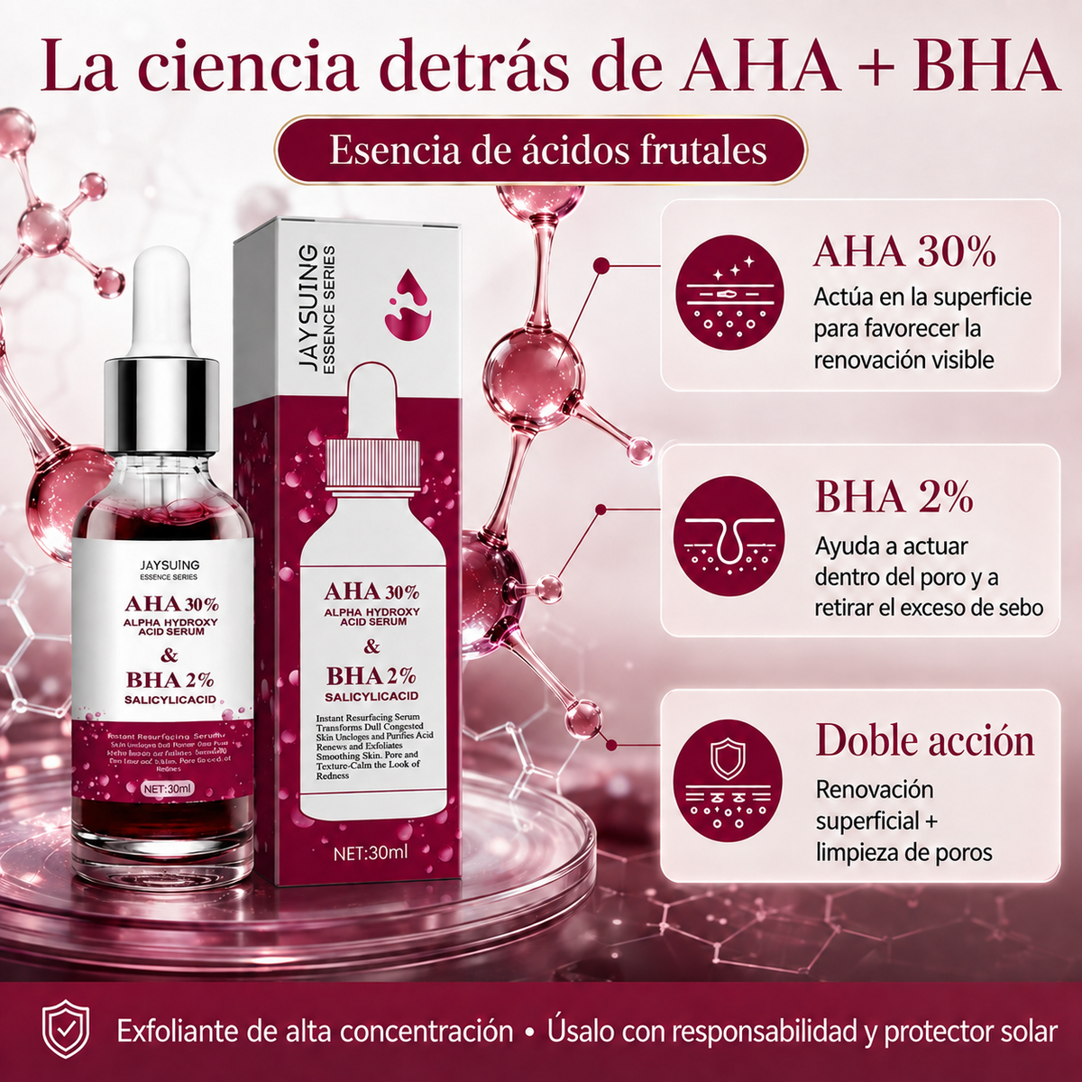 🚨 ¡BASTA DE TAPAR TU ACNÉ!🚨 ✨ Atácalo desde la raíz y recupera una piel más limpia ✨