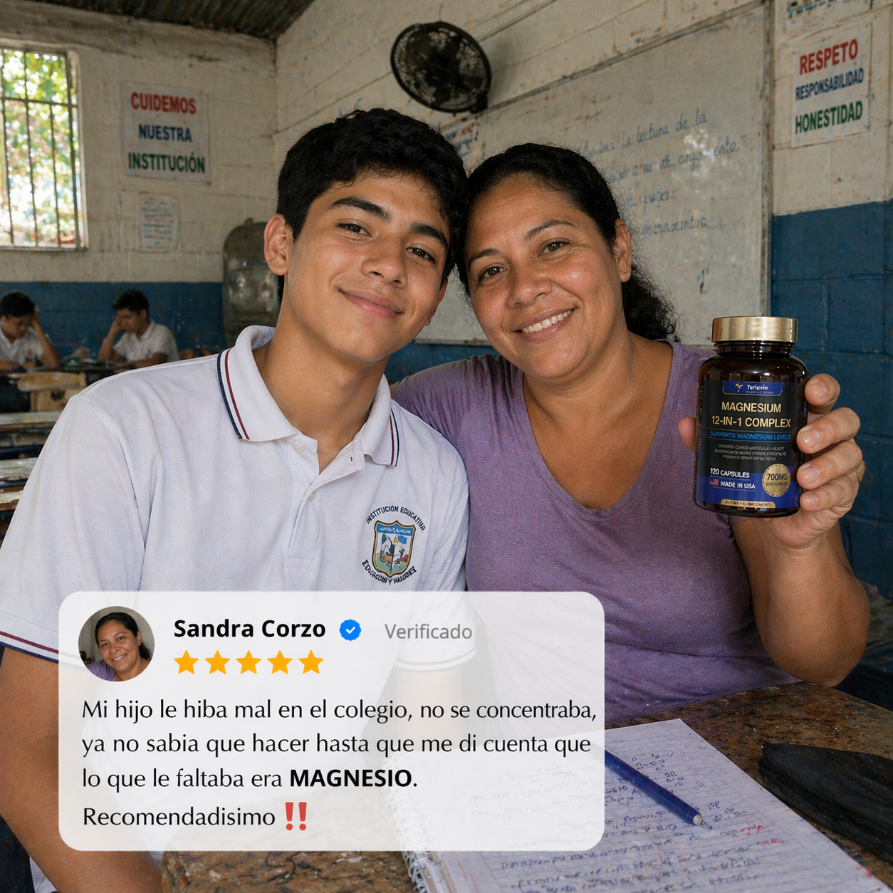 😴DUERME PROFUNDO Y DESPIERTA CON ENERGÍA TODOS LOS DÍAS Con Magnesio Complex 12 en 1  🔥 HOY PRECIO ESPECIAL