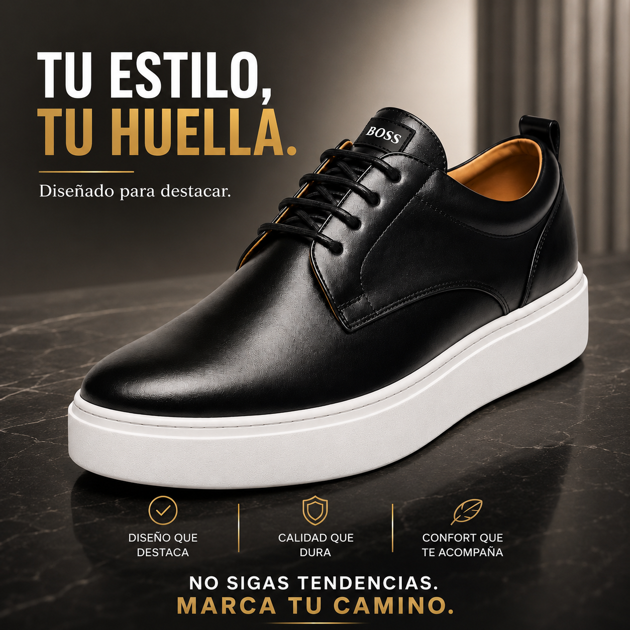 👑 HUGO BOSS PRESTIGE | ✨ Elegancia y comodidad premium en cada paso
