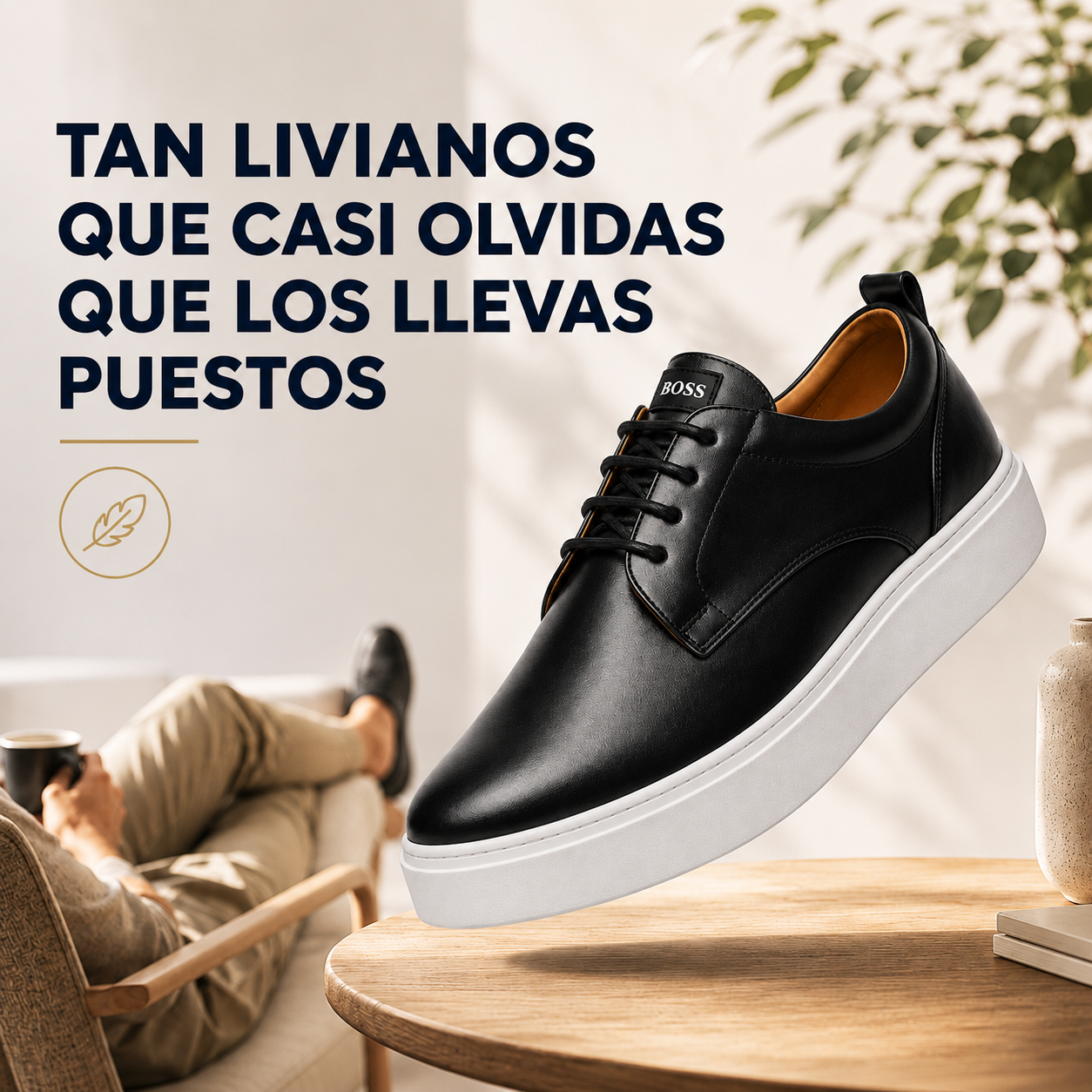 👑 HUGO BOSS PRESTIGE | ✨ Elegancia y comodidad premium en cada paso