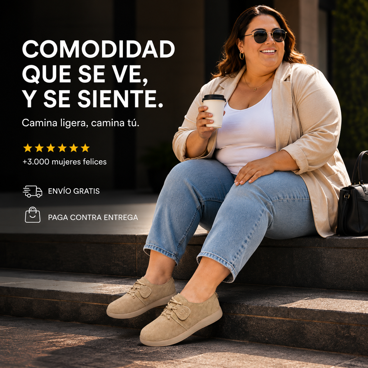 👣 Camina cómoda, luce elegante y olvídate del cansancio.