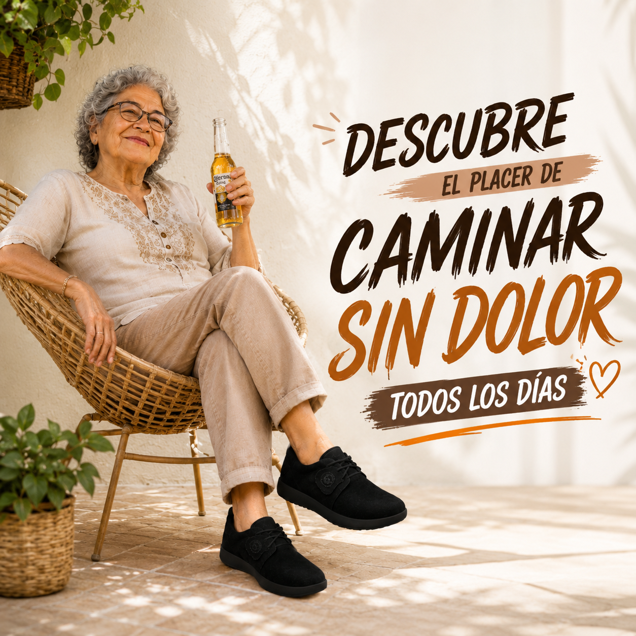 👣 Camina cómoda, luce elegante y olvídate del cansancio.