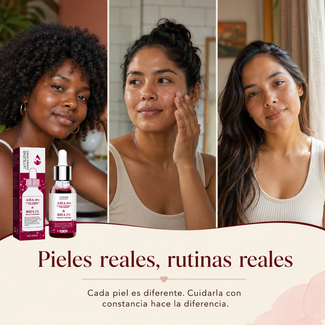 🚨 ¡BASTA DE TAPAR TU ACNÉ!🚨 ✨ Atácalo desde la raíz y recupera una piel más limpia ✨